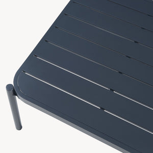 Zestaw mebli ogrodowych Accettura 3-częściowy Aluminium Szary [casa.pro]