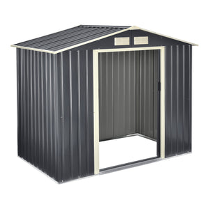 Szopa ogrodowa z dachem dwuspadowym w różnych rozmiarach [en casa rozmiary [en.casa]