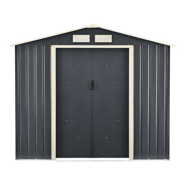 Szopa ogrodowa z dachem dwuspadowym w różnych rozmiarach [en casa rozmiary [en.casa]