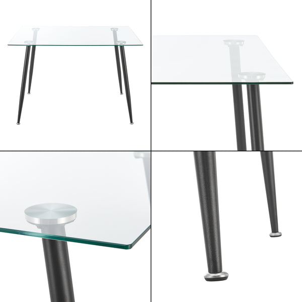 Szklany stolik Hyrynsalmi w różnych kolorach kolory [en.casa]