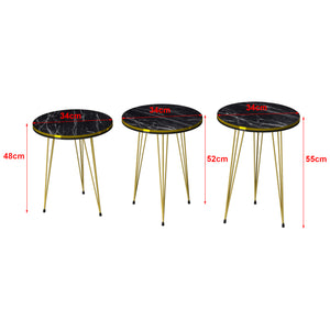 Zestaw stołowy Ry zestaw 3 w różnych kolorach kolory [en.casa]