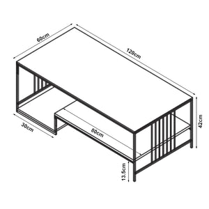 Stolik kawowy Klibro [en.casa]