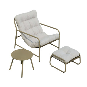 Zestaw mebli ogrodowych Trerdfjoa 3-częściowy [en.casa]