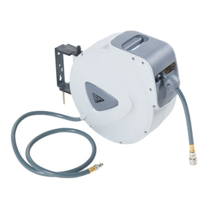 Zwijacz węża sprężonego powietrza Nassau biały/szary [pro.tec]