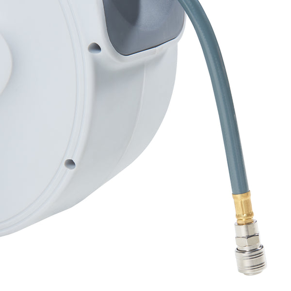 Zwijacz węża sprężonego powietrza Nassau biały/szary [pro.tec]