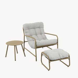 Zestaw mebli ogrodowych Trerdfjoa 3-częściowy [en.casa]