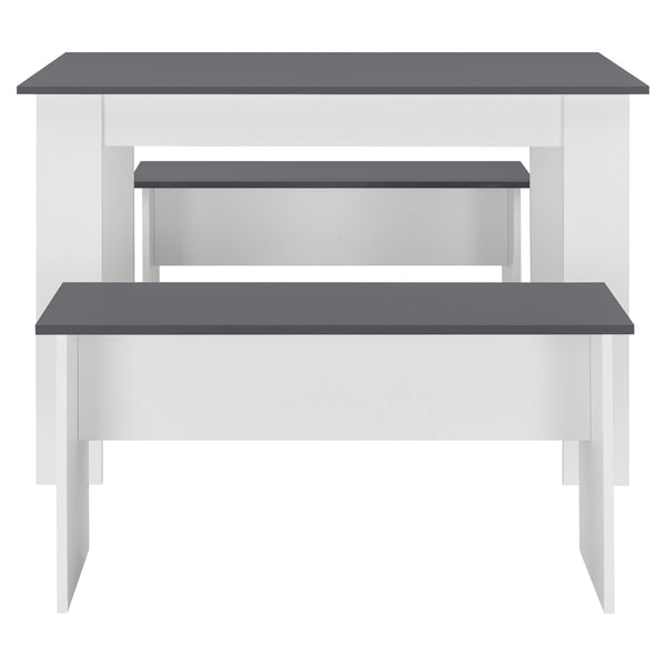 Zestaw stół i ława 110x70 cm w różnych kolorach kolory en.casa