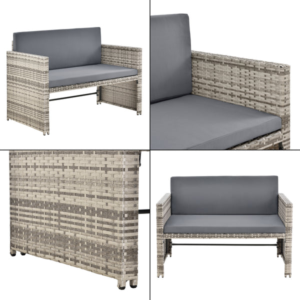 Zestaw mebli ogrodowych Segovia różne kolory en.casa