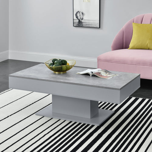 Stolik kawowy Lünen z 2 schowkami w różnych kolorach Kolory [en.casa]