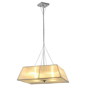 [lux.pro]® Lampa wisząca sufitowa - biała (4 x E14)