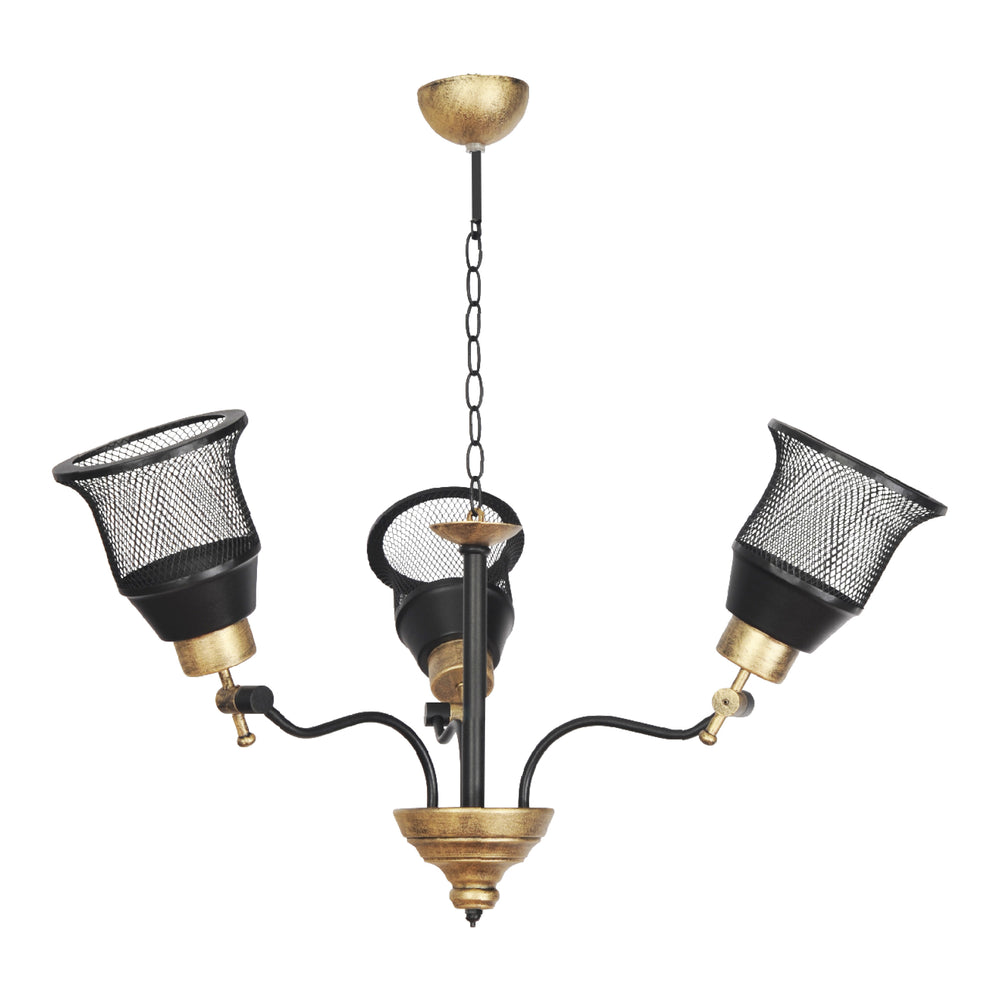 Lampa wisząca Langport 3/5-light czarny / złoty [lux.pro]