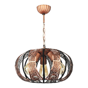 Lampa wisząca Harpenden 3 x E27 w kolorze miedzi [lux.pro]