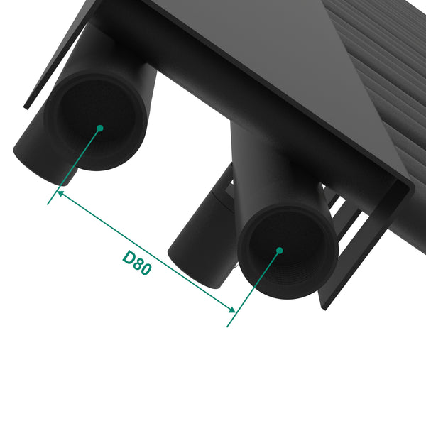 Grzejnik ręcznikowy z zestawem przyłączeniowym Kviteseid [neu.haus]