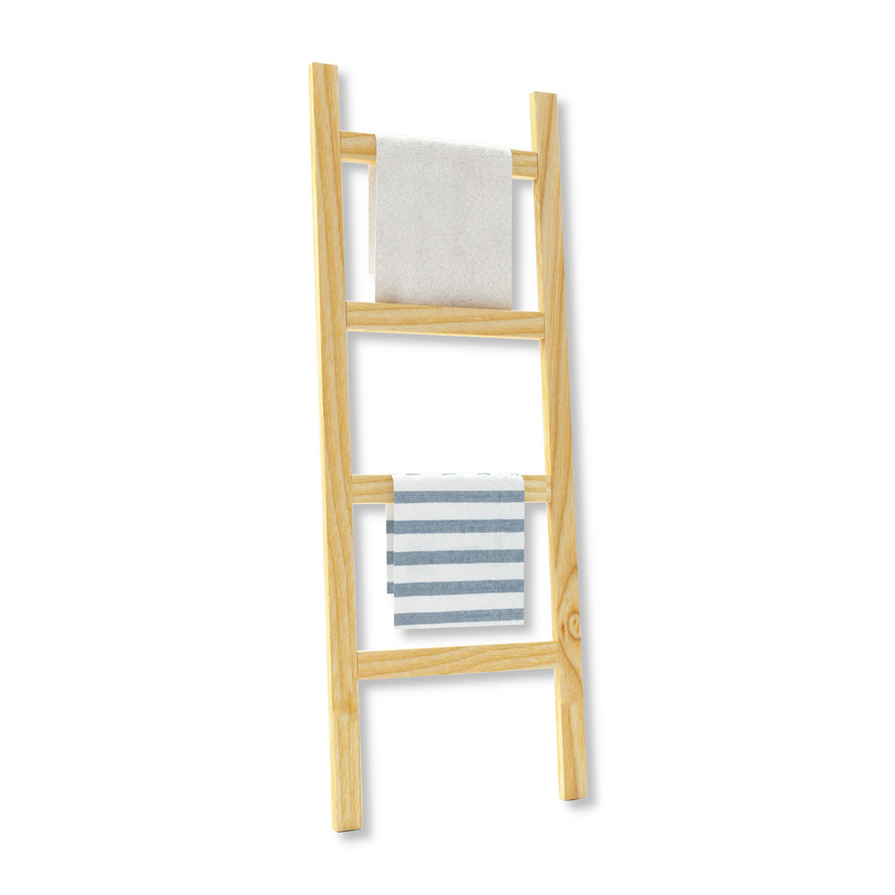 Handtuchleiter Luumäki Kiefernholz in versch. Farben [en.casa] - premiumXL