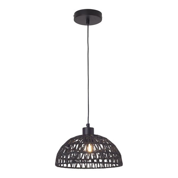 Lampa wisząca Alton metal+rattan [lux.pro]