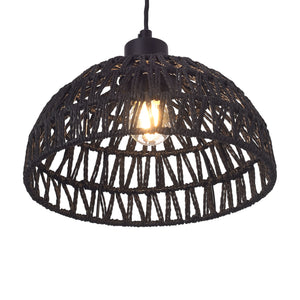 Lampa wisząca Alton metal+rattan [lux.pro]