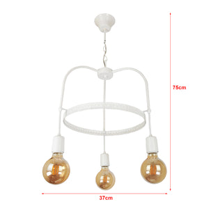 Lampa wisząca Llandudno E27 metalowa w różnych kolorach i rozmiarach [lux.pro]