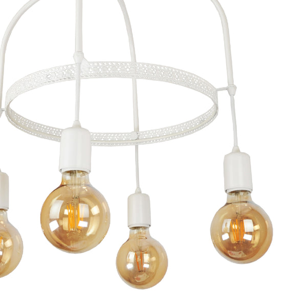 Lampa wisząca Llandudno E27 metalowa w różnych kolorach i rozmiarach [lux.pro]