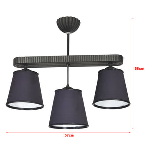 Lampa wisząca Ruislip 3-light w różnych kolorach kolory [lux.pro]