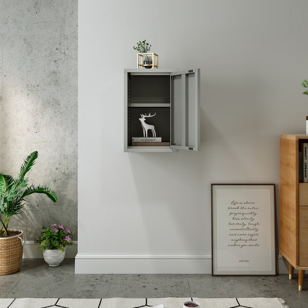 Szafka ścienna Burlöv 50x33x35 cm stal [en.casa]