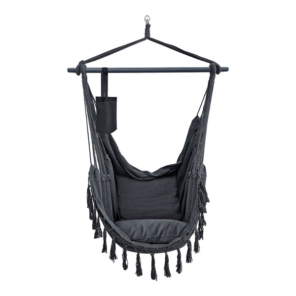 Fotel wiszący Aranga maks. 120 kg z 2 poduszkami w różnych kolorach. kolory [en.casa]