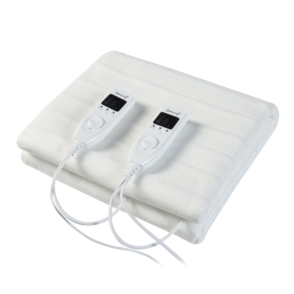 Elektryczny koc grzewczy 230V 50Hz Biały [casa.pro]