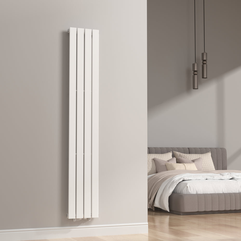 Grzejnik dekoracyjny Nore Biały 180x30cm Jednowarstwowy 598W [neu.haus]