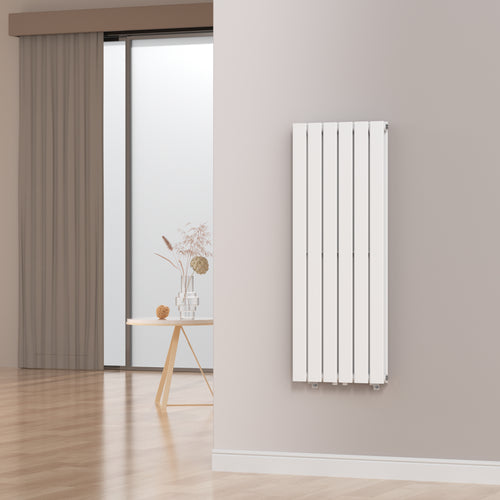 Grzejnik dekoracyjny Nore White 120x45cm dwuwarstwowy 1140W [neu.haus]