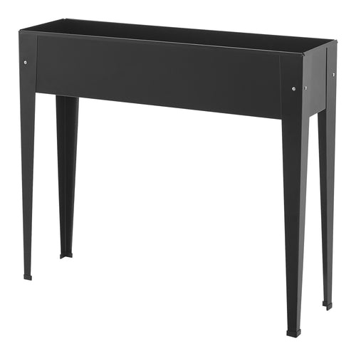 Hochbeet Lelystad 98x25x82cm Stahl Anthrazit [en.casa] - premiumXL