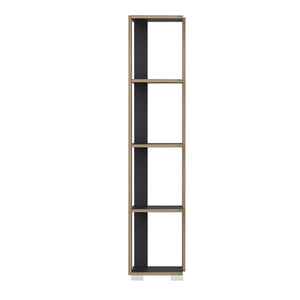 Regał na książki Aalestrup z 4 półkami 153 x 34 x 26 cm w różnych kolorach [en.casa]