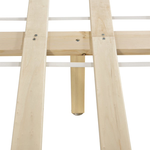 Łóżko drewniane Vimmerby w różnych rozmiarach i kolorach en.casa