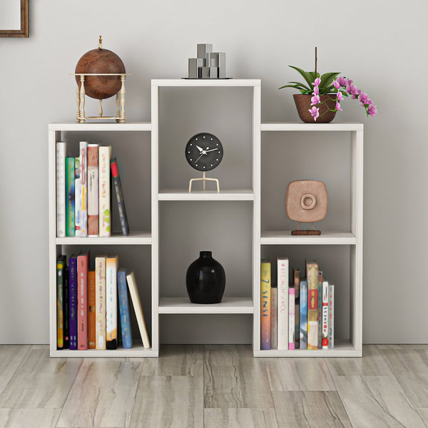 Wielofunkcyjna półka Aabybro z 6 schowkami o wymiarach 76 x 85 x 22 cm w różnych kolorach. kolory [en.casa]