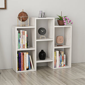 Wielofunkcyjna półka Aabybro z 6 schowkami o wymiarach 76 x 85 x 22 cm w różnych kolorach. kolory [en.casa]