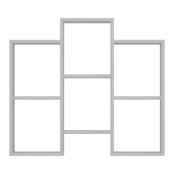 Wielofunkcyjna półka Aabybro z 6 schowkami o wymiarach 76 x 85 x 22 cm w różnych kolorach. kolory [en.casa]