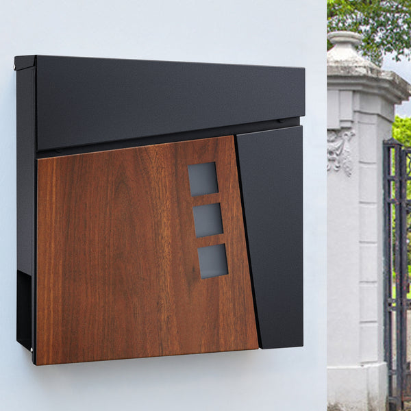 Skrzynka na listy Alfstedt 37x37x10,5 cm stal w różnych kolorach [en.casa]