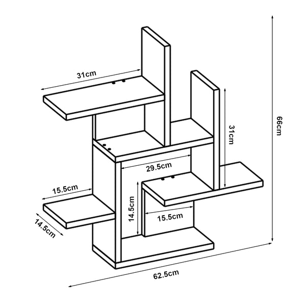 Półka ścienna Reyna [en.casa]