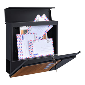 Skrzynka na listy Alfstedt 37x37x10,5 cm stal w różnych kolorach [en.casa]