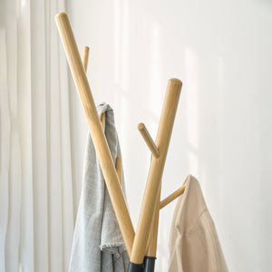 Wieszak na płaszcze Laerdal 172x49x49 cm stalowy [en.casa]