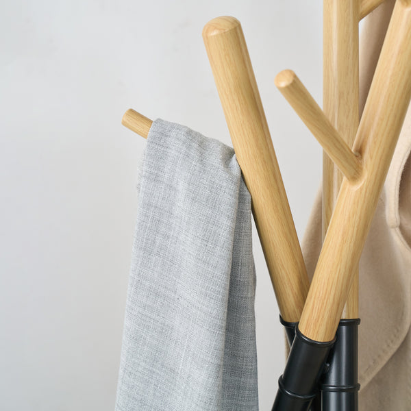 Wieszak na płaszcze Laerdal 172x49x49 cm stalowy [en.casa]