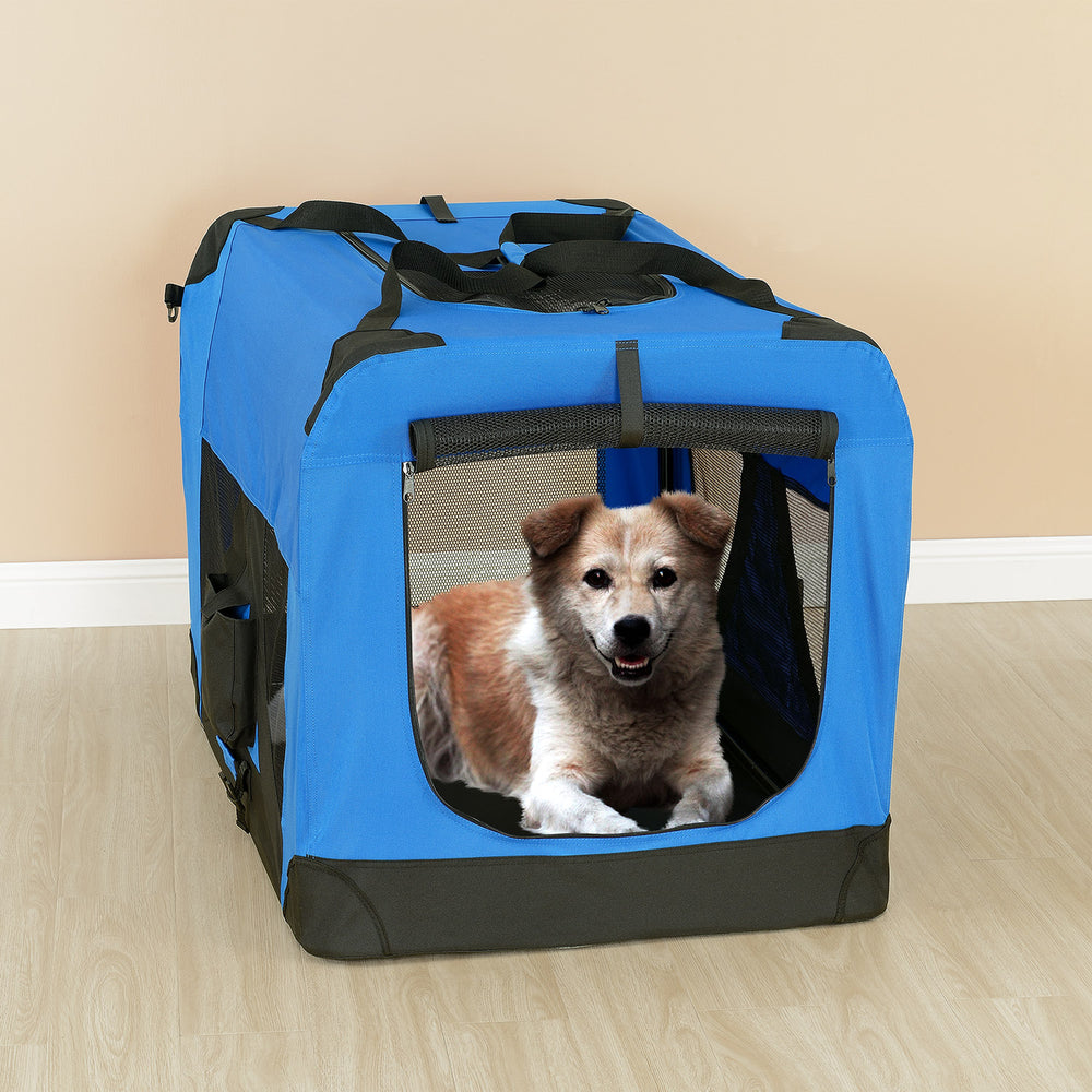 Hundetransportbox Faltbar von S bis XXXXL Transportbox 4 verschiedene Farben [pro.tec] - premiumXL
