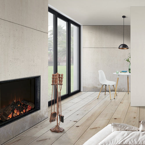 Zestaw kominkowy Dovre 5-częściowy zestaw kominkowy różne kolory kolory [en.casa]