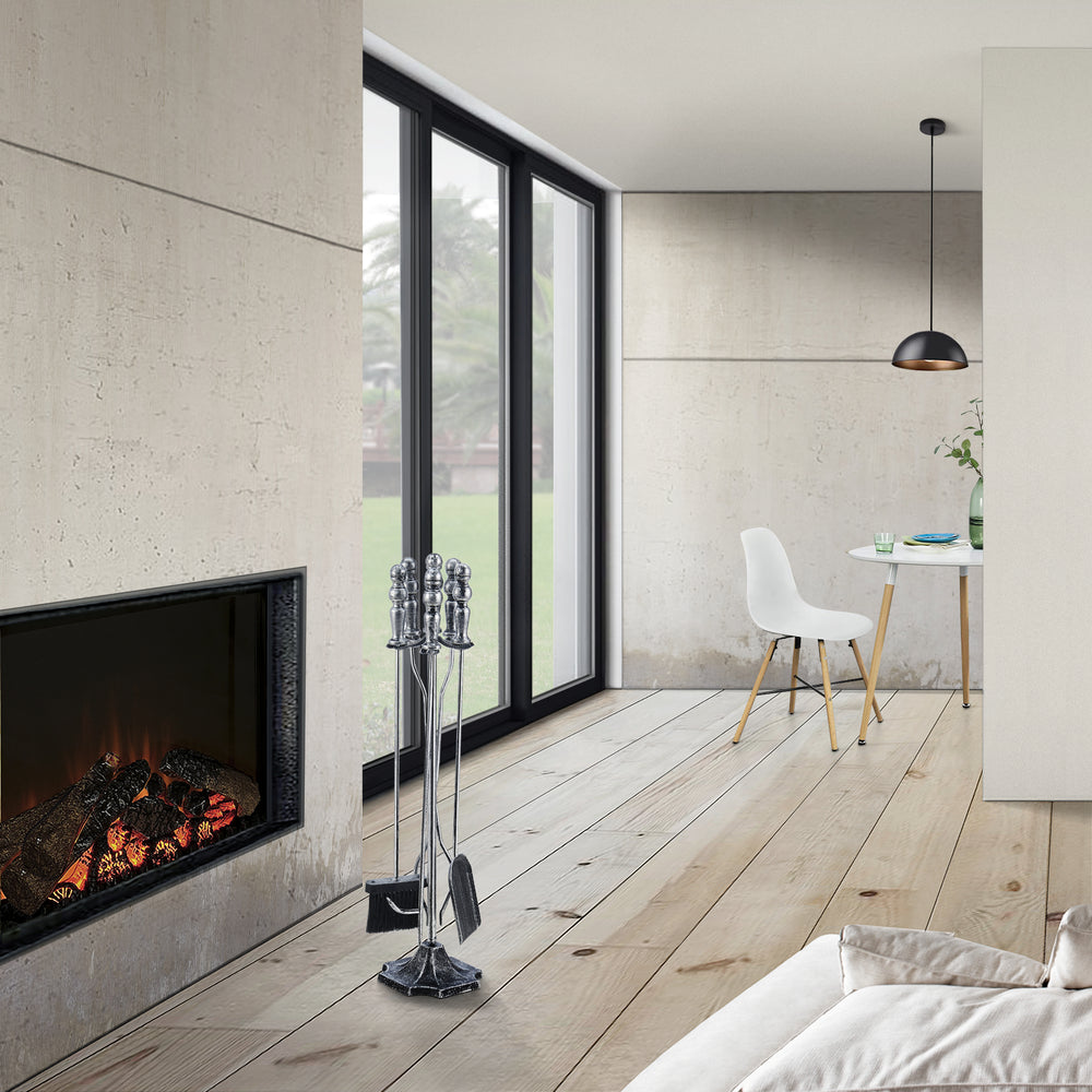 Kaminbesteck Dovre 5 - teilige Kamingarnitur versch. Farben [en.casa] - premiumXL