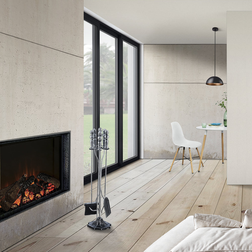 Kaminbesteck Dovre 5 - teilige Kamingarnitur versch. Farben [en.casa] - premiumXL