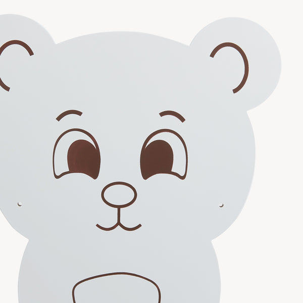 Półka ścienna dla dzieci Korsør biała [en.casa]