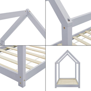 Łóżeczko dziecięce Netstal Haus w różnych rozmiarach i kolorach [en.casa]