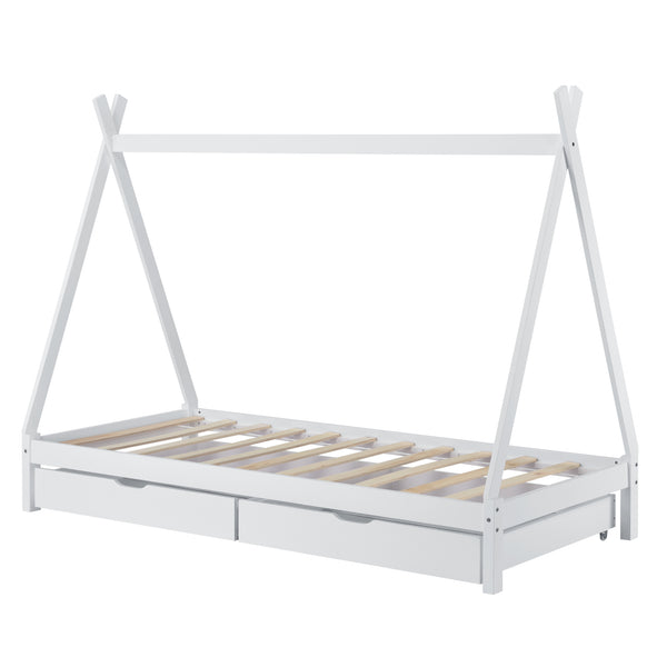 Łóżeczko dziecięce Maine 90x200 cm z szufladami [en.casa]