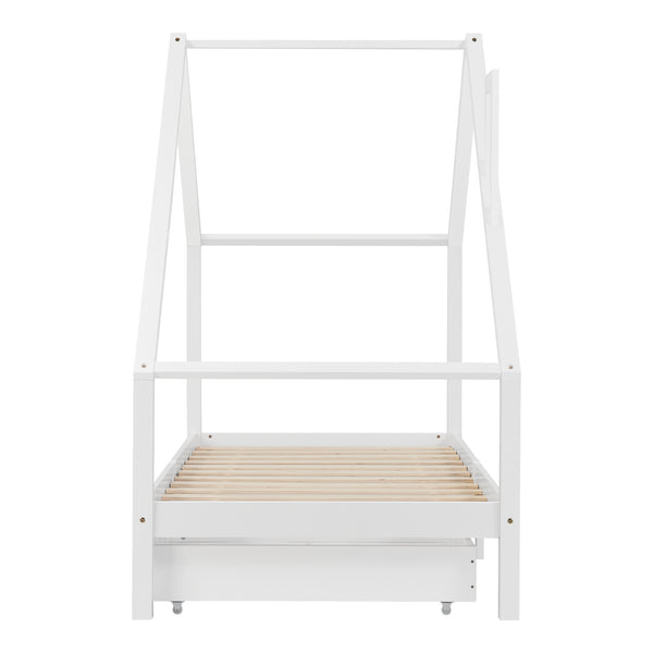 Łóżko dziecięce Assling z 2 szufladami 90x200cm w różnych kolorach [en.casa]