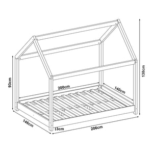 Cot Cerro w różnych kolorach i rozmiarach Kolory i rozmiary [en.casa]