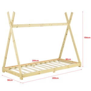 Łóżeczko dziecięce Höri 90x200 cm Tipi różne kolory en.casa