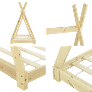 Łóżeczko dziecięce Höri 90x200 cm Tipi różne kolory en.casa